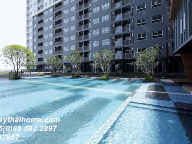 P 97857 ต้องการขายคอนโด เดอะทรัสต์ @ BTS เอราวัณ Sukhumvit Rd, Tambon Pak Nam, Mueang Samut Prakan District, Samut Prakan พร้อมสัญญาเช่า