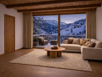Panorama Wohnung mit 2 Schlafzimmern, zwei Balkonen & Loggia – exklusives Wohnen an der Planai