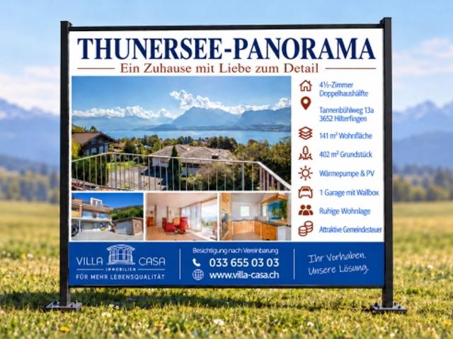 Panorama – ein Zuhause mit Liebe zum Detail in Hilterfingen