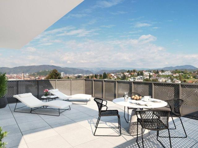 Panorama Pur Exklusives Wohnen mit Weitblick über die Stadt Graz! Baustart erfolgt!