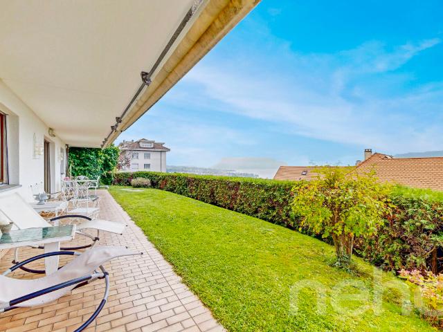 Panoramablick und privater Garten – eine außergewöhnliche Wohnumgebung