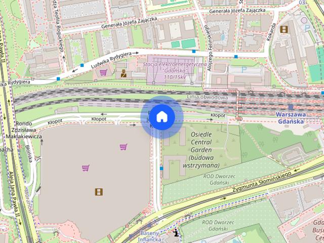 Panoramiczny widok|2 pok|55 m²|duża loggia|Metro Dworzec Gdański|Garaż