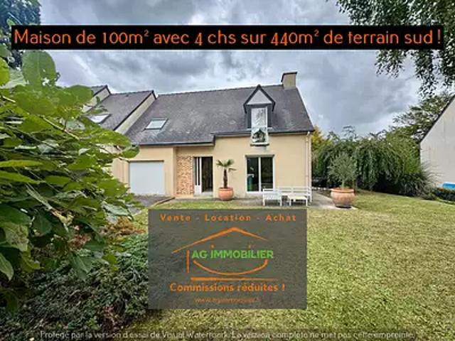 Pacé 35740 Achat / Vente maison 6 pièces t6 terrasse parking
