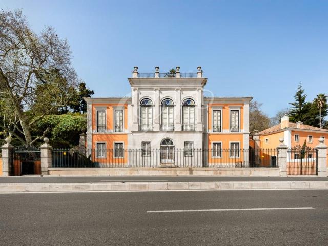 Palácio em primeira linha de mar vista frontal | Oeiras 995m² Paco de Arcos