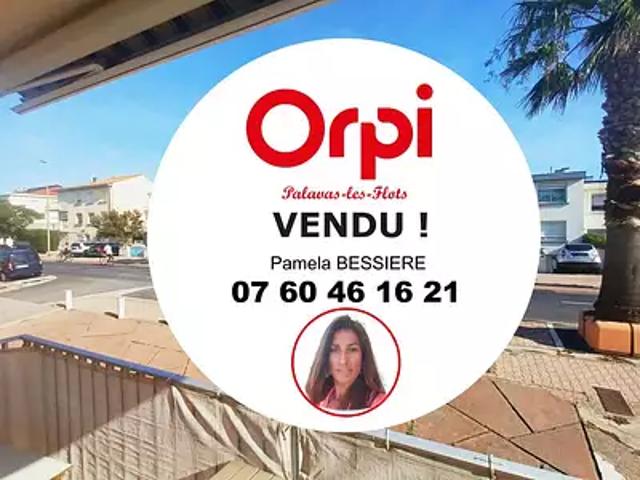 Palavas les Flots 34250 Achat / Vente appartement 3 pièces t3 terrasse cave