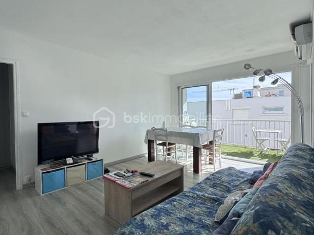 PALAVAS LES FLOTS – RIVE GAUCHE – T3 DE 53,28 m² AVEC TERRASSE ET VUE MER