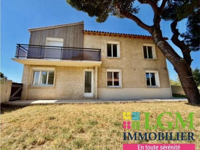 PALAVAS LES PREMIERES CABANES: MAISON T4 de 120 m² Habitables, avec Garage, sur 360 m² de Parcelle