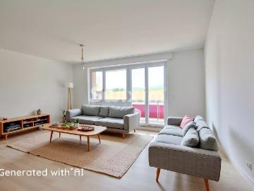 Palézieux 2,5 Zimmer, komplett renoviert Balkon mit Blick auf die Felder CHF 465'000