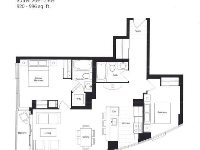 Palomar at Village Gate West 2 Bedroom Apartment for Rent at 3 Summerland Terr, Toronto, ON M9A 0B4 Islington City Centre West