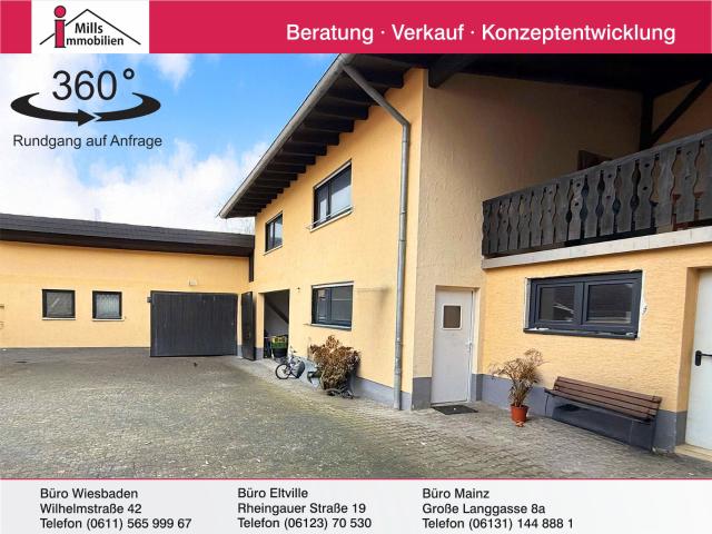 Partenheim: Großzügige Hofreite mit vielen Nutzungsmöglichkeiten und großem Garten