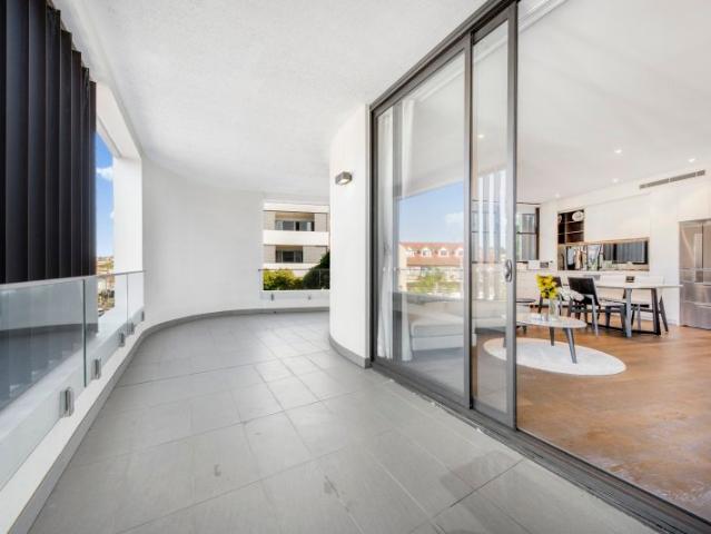Partially furnished executive style apartment with city views