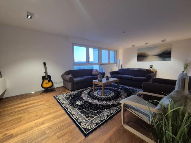partly furnished Apartment with great view, 4,5 rooms, balkony, garage in Böblingen, 4 min.to Panzer