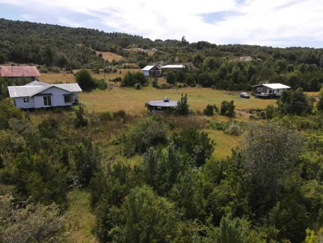 Parcela: cabaña equipada + casa en construcción 1853 | dormitorios por 80000. 00 en Quellón