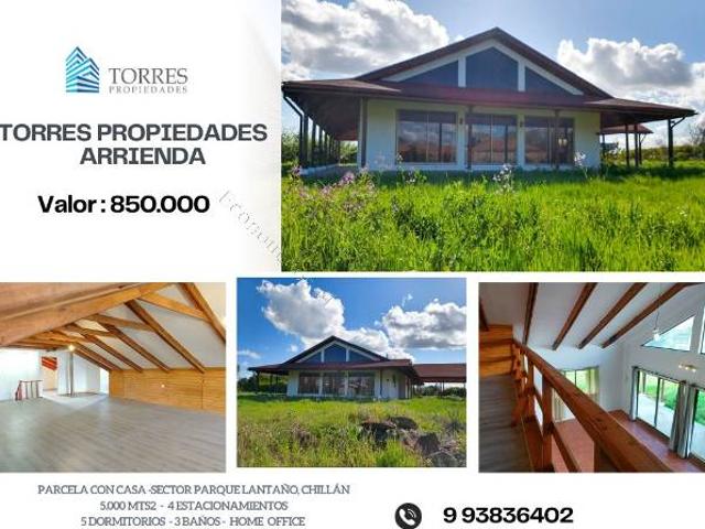 Parcela con casa Parque Lantaño Chillán