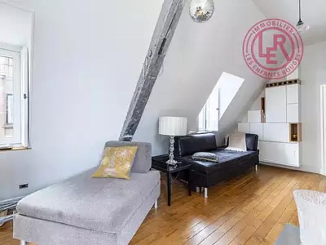 Paris 4ème 75004 Achat / Vente appartement 1 pièce t1 au dernier étage