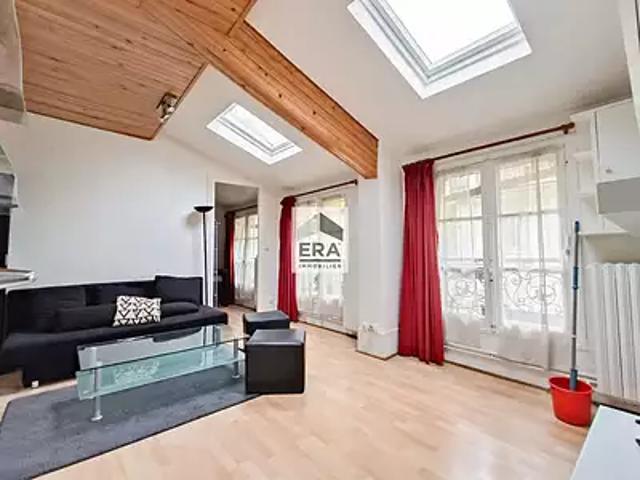 Paris 13ème 75013 Achat / Vente appartement 2 pièces t2 au dernier étage cave