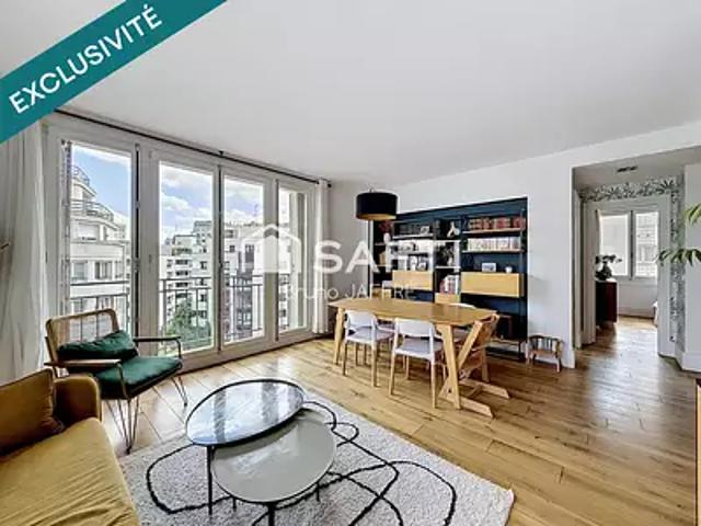 Paris 17ème 75017 Achat / Vente appartement 3 pièces t3 balcon