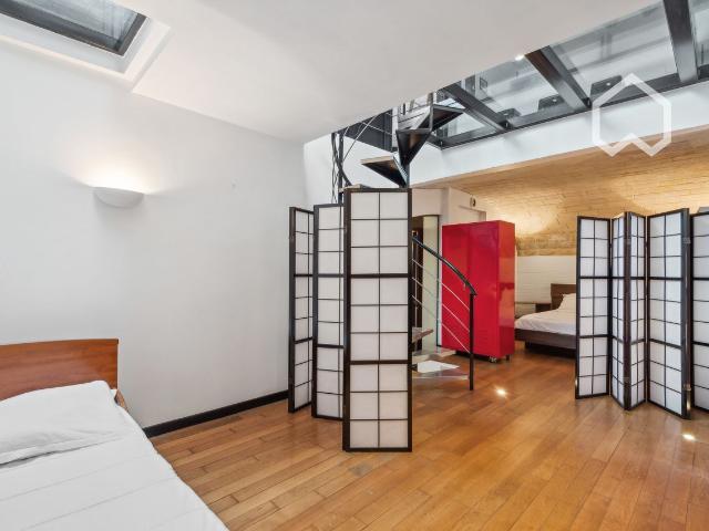 Paris 17th, 80 m² architect designed loft with private garden, Paris Amsterdam Apartments for Rent