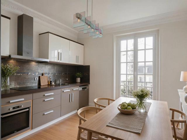 Paris 15e ÉMILE ZOLA Appartement 6 pièces 183,63m² Carrez 186,23m² au sol 3/4 chambres Chambre de service incluse