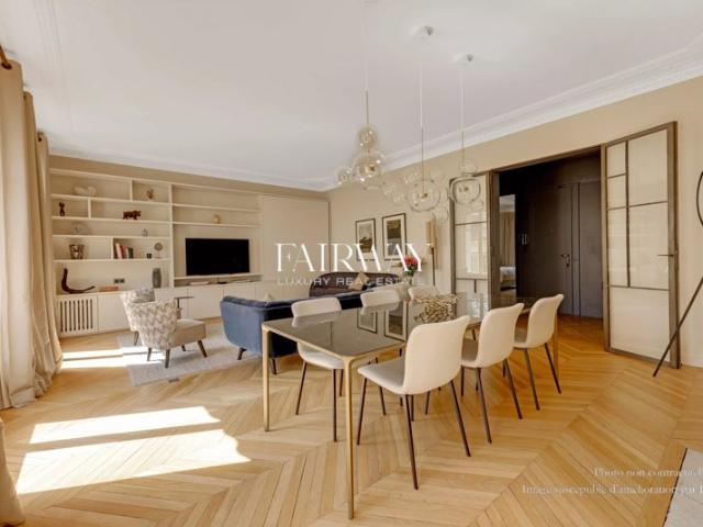 Paris 16 Passy – Appartement haussmannien rénové 180 m² avec studio indépendant