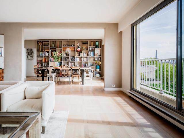 Paris 16e AUTEUIL Appartement 5 pièces 121,71m² Carrez 3 chambres balcon 6.25m²