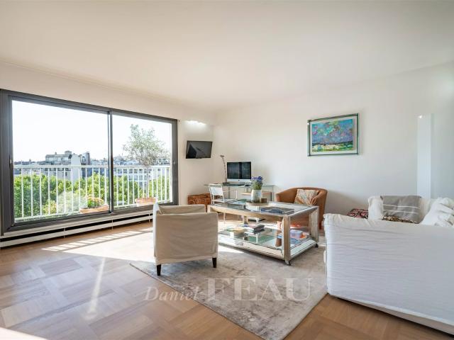Paris 16eme Auteuil, 122 m², trois chambres, vues Villa M. 121m² Paris 16ème