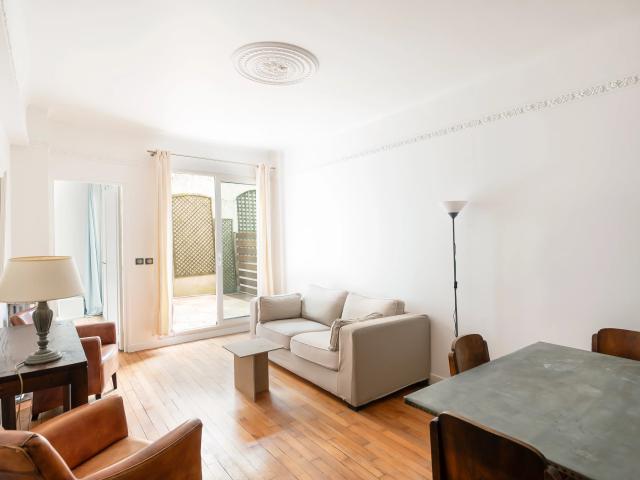 Paris 18e BACHELET Appartement à vendre 2 pièces 46,44m² Carrez 1 chambre Terrasse 7,12m²