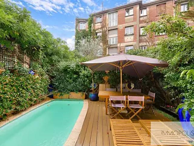 Paris 18ème 75018 Achat / Vente maison 10 pièces t10 terrasse cave