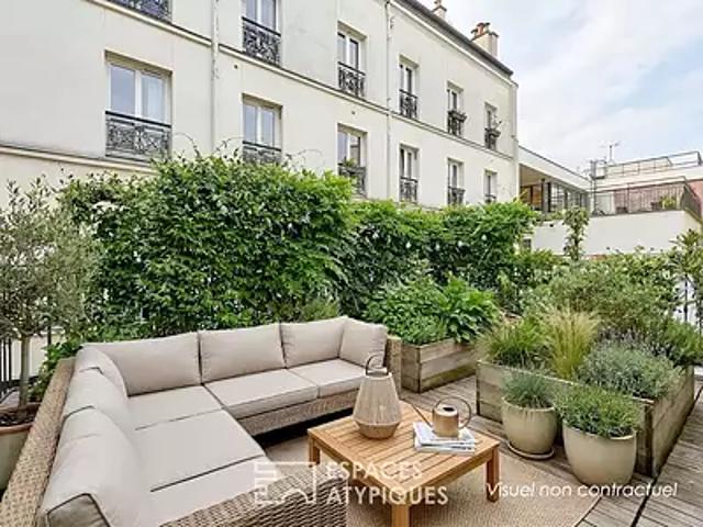 Paris 18ème 75018 Achat / Vente maison 7 pièces t7 terrasse