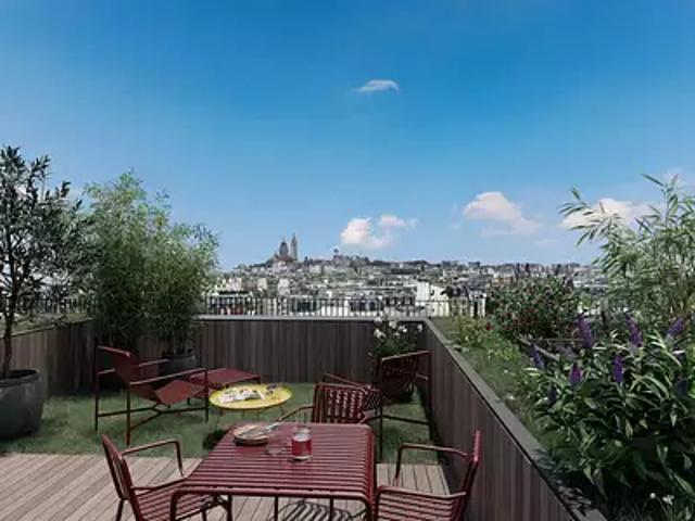 Paris 18ème 75018 Programme neuf appartement neuf à vendre t1