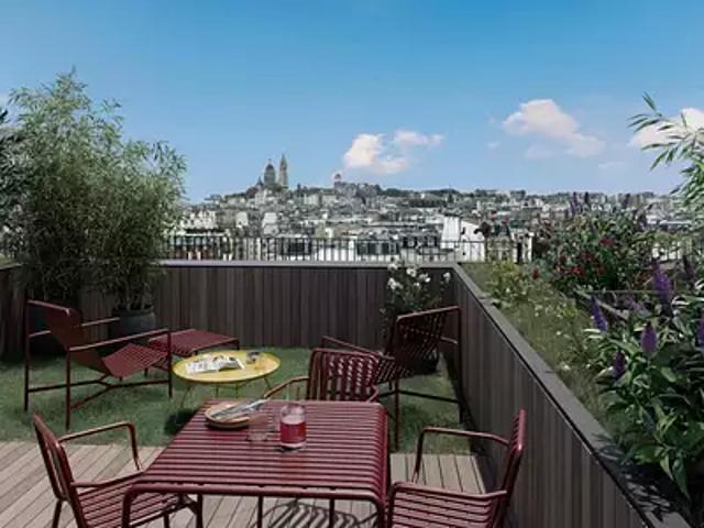 Paris 18ème 75018 Programme neuf appartement neuf à vendre t2