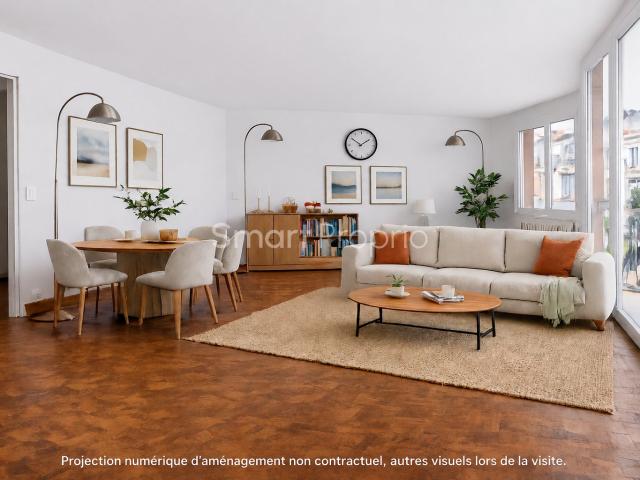 Au cœur de TELEGRAPHE 80 m2 lumineux avec balcon et vue sur les hauteurs de Paris