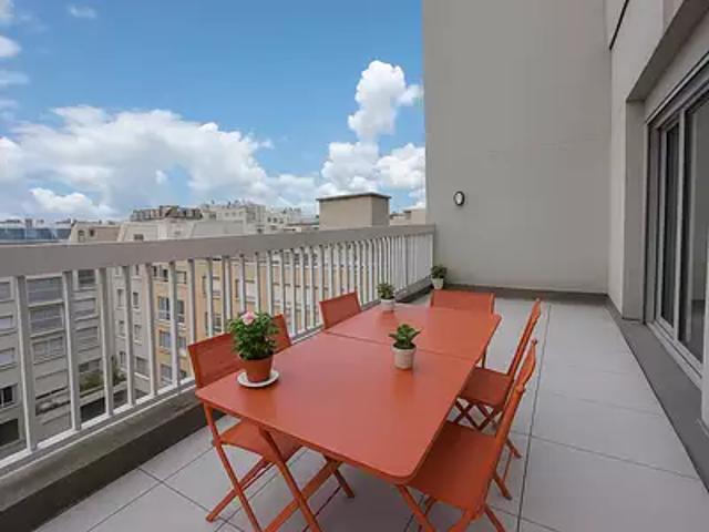 Paris 20ème 75020 Achat / Vente appartement 1 pièce t1 terrasse cave