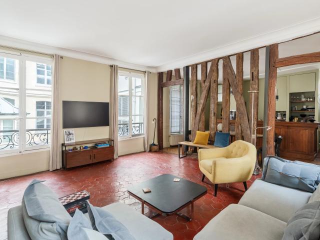 Paris 2e SENTIER / MONTORGUEIL / RUE DES JEÛNEURS Appartement 3 pièces 87,53m² Carrez 89,32m² au sol 2 chambres