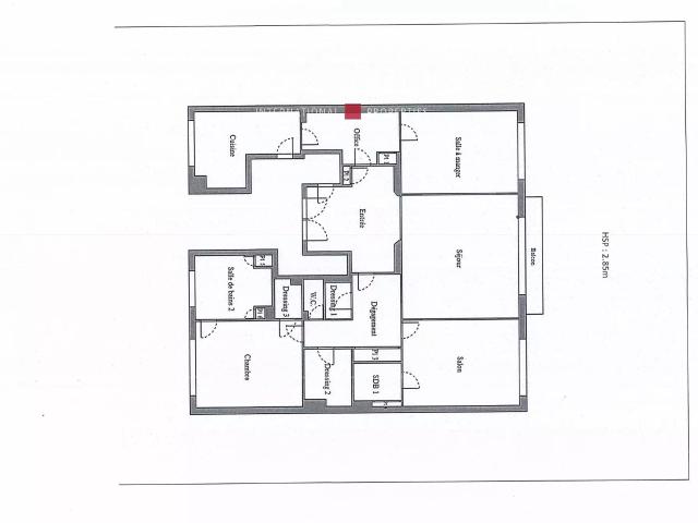 Paris Xvi Appartement avec balcon et vue dégagée 150m² Paris 16ème