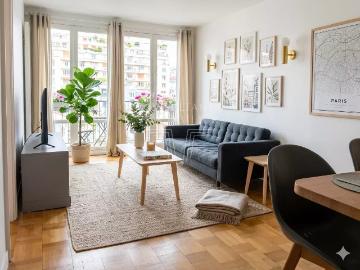 PARIS XVI – 2 CHAMBRES BALCON VUE DEGAGEE DEUX CHAMBRES