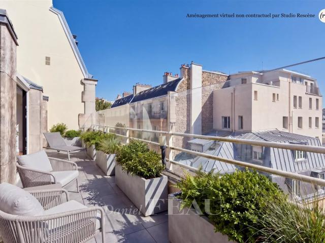 Paris XVIème Victor Hugo Etoile, penthouse, duplex, terr. 153m² Paris 16ème