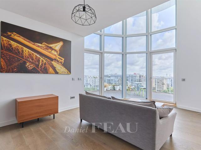 Paris XVIIe Parc Martin Luther King Batignolles Terras. 98m² Paris 17ème
