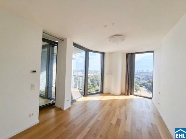 Park Apartments am Belvedere Exklusive 2 Zimmerwohnung mit Loggia und Fernblick