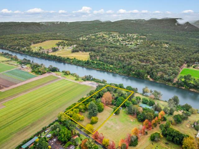 Park Like Riverfront Acreage Lifestyle on 5 Stunning Acres
