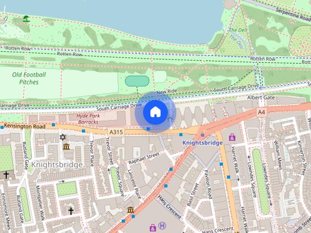 Park Lodge, Park Closeuri, SW1X