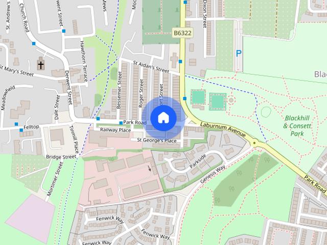 Park Place, Park Road, Blackhill, Durham