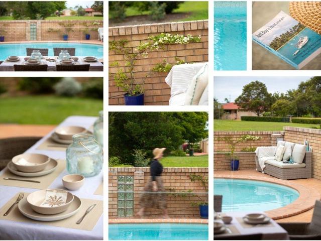 Park views, swimming pool and drive through garage, with the beach and Health Precinct close by