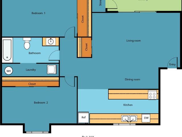 Park 210 Apartment Homes 2 Bedroom Apartment for Rent at 7309 210th St Sw, Edmonds, WA 98026