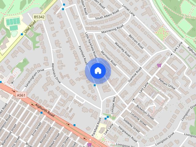 Parkfield Road, Aigburth, Liverpool, Merseyside, L17
