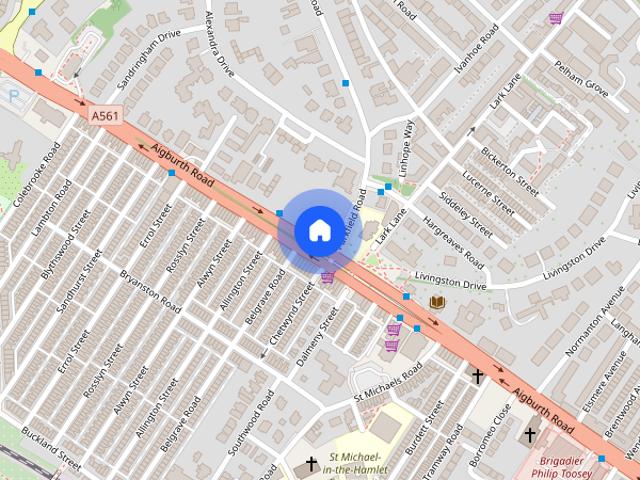 Parkfield Road, Aigburth, Liverpool, Merseyside, L17