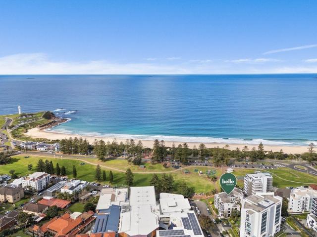 Parkside and adjacent to the beach