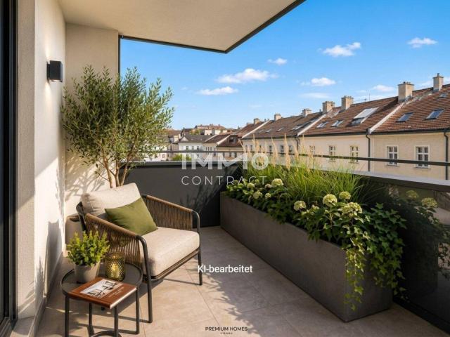 Wohnen auf höchstem Niveau – 2 Zimmer Neubau mit Westbalkon & Loggia nahe Schönbrunn