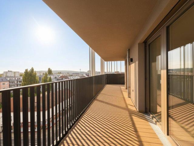 Pauschalmiete inklusive Warmwasser, Heizung & Kühlung Moderne 2 Zimmer Wohnung mit großzügigem Balkon und stilvoller Ausstattung