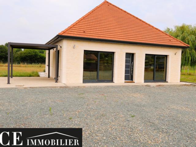 Pavillon de plain pied à Lavaré 86 m2 1 400 m2 de terrai